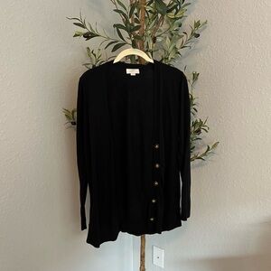 🌟$10 or Less + BOGO on Sale Items!🌟 LOFT Women’s Black Button Detail Cardigan
